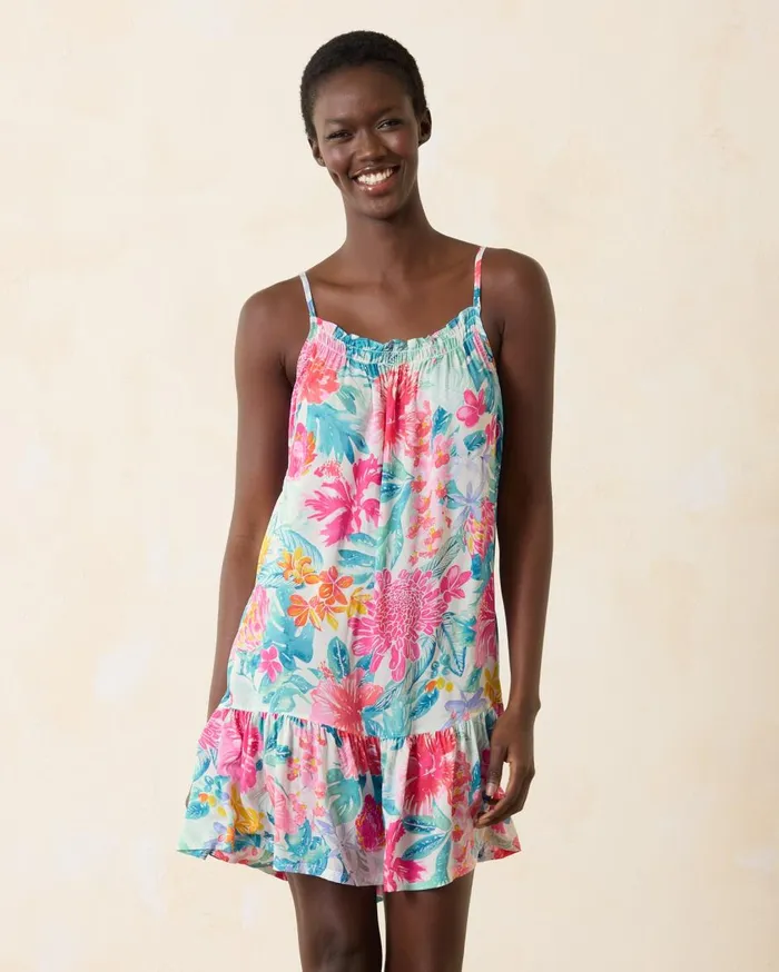 Tommy Bahama Sleeveless Tank and Shorts Pajama Set Almost Aqua Women Sleepwear