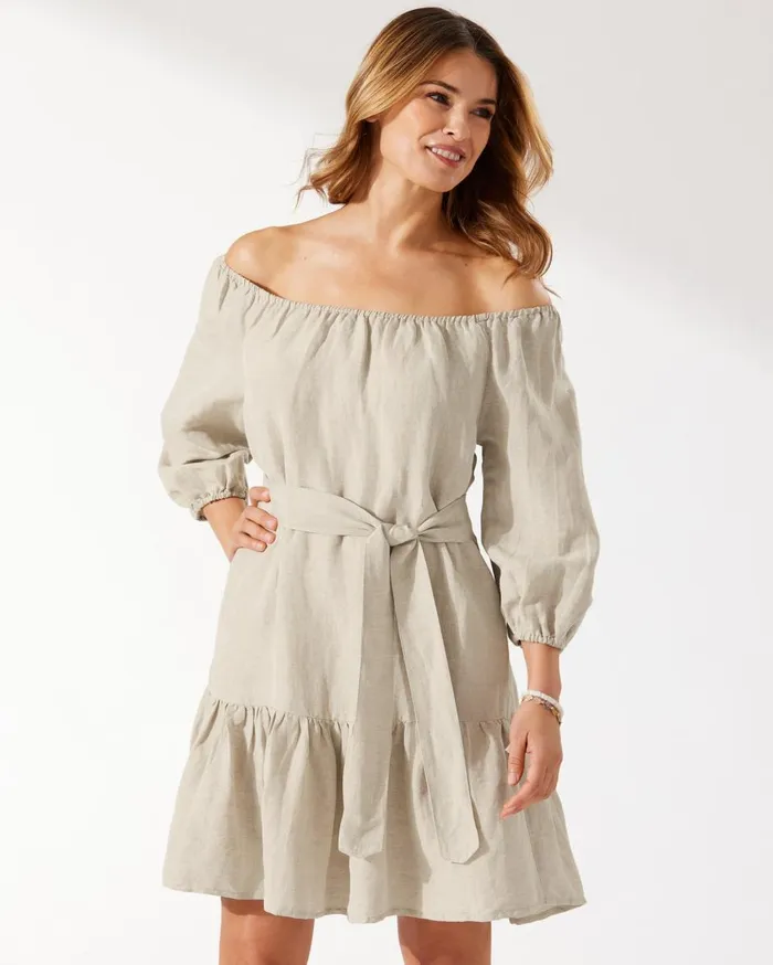 Tommy Bahama St Lucia Coverup Dress Twill Women Dresses