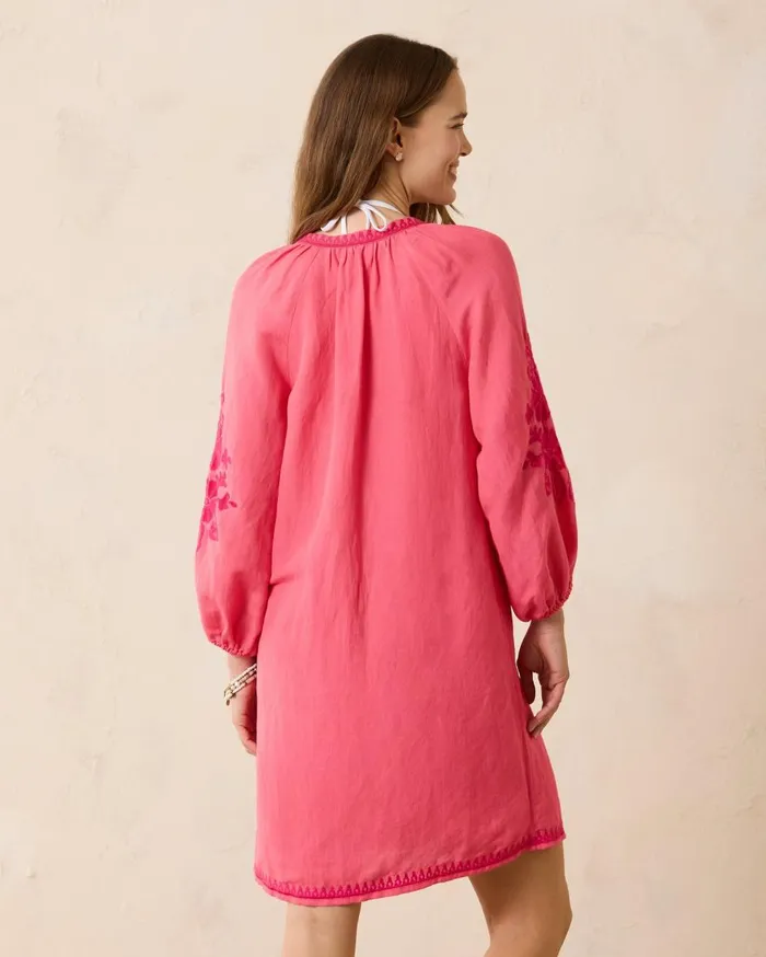 Tommy Bahama St Lucia Embroidered Coverup Dress Coral Coast Women Dresses