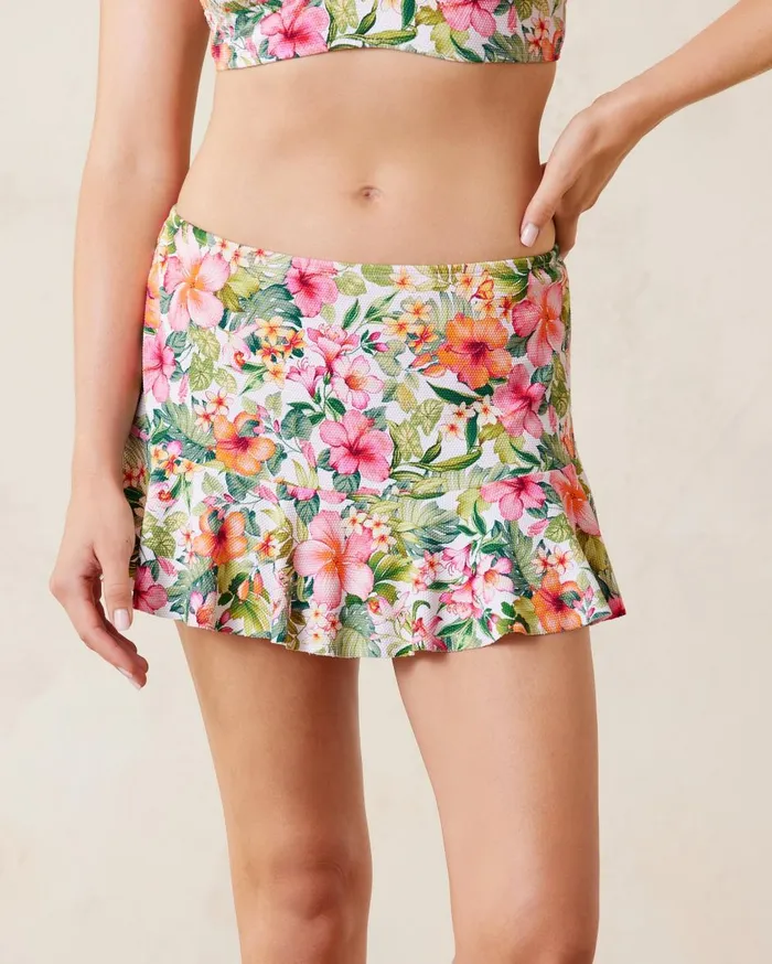 Tommy Bahama Summer Floral Skort Mare Navy Women Bikini Bottoms Tommy Bahama Summer Floral Skort Mare Navy Women Bikini Bottoms