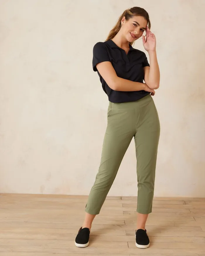 Tommy Bahama Sunray Cove Hybrid Joggers White Women Pants and Crops