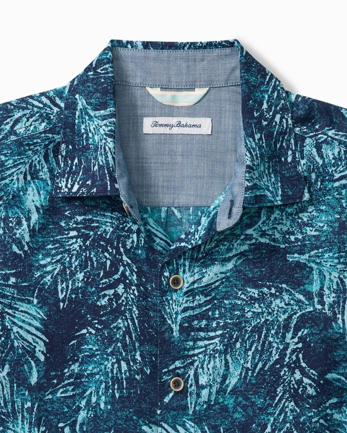 Tommy Bahama Tortola Le Coco Fronds ShortSleeve Shirt Coastline Men Shirts