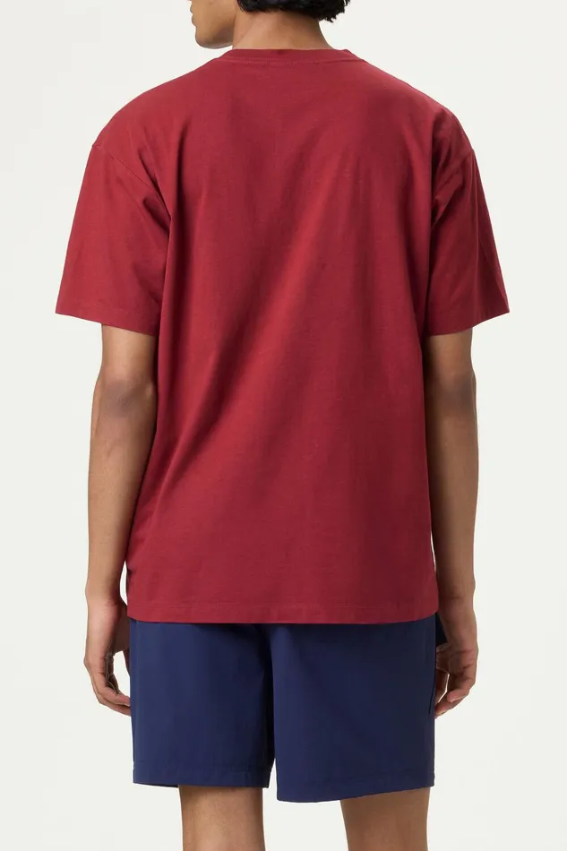 Tops and TShirts Men Fila Classic Relaxed Tee 601 Tibetan Red Tops and TShirts Men Fila Classic Relaxed Tee 601 Tibetan Red