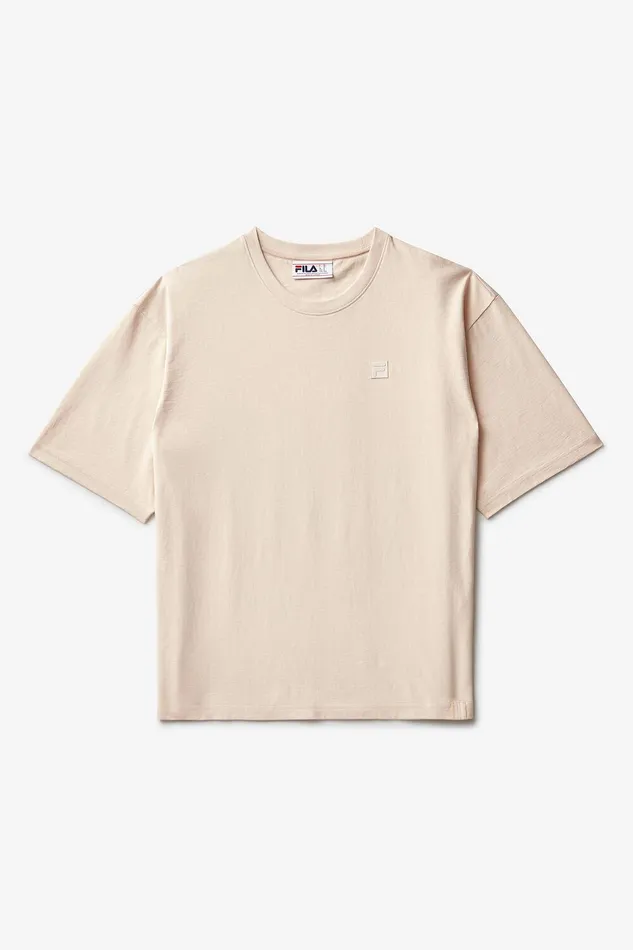 Tops and TShirts Women Fila Apex Relaxed Box Tee 922 Brazilian Sand