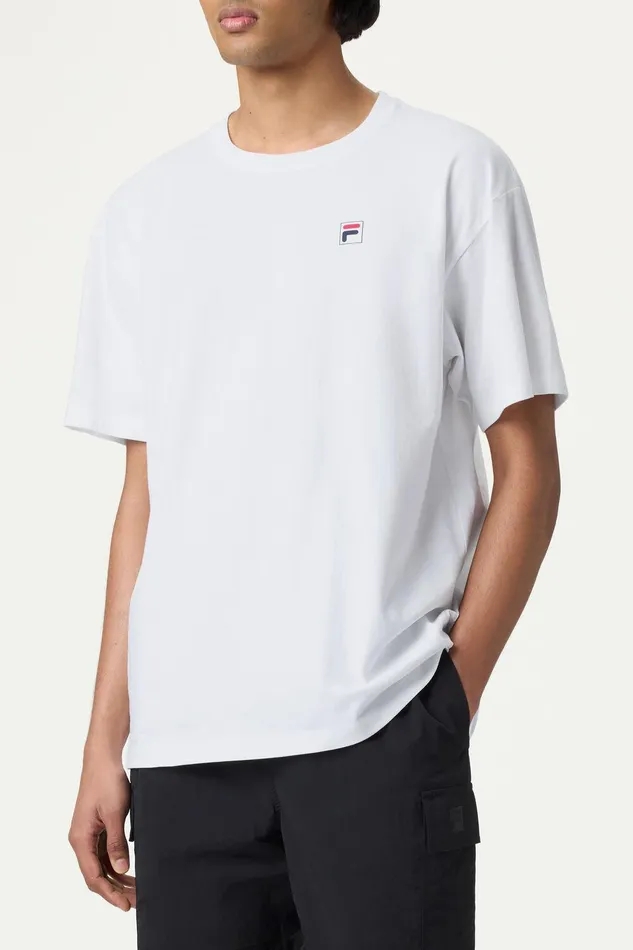 Tops and TShirts Women Fila Classic Relaxed Tee 100 White Tops and TShirts Women Fila Classic Relaxed Tee 100 White