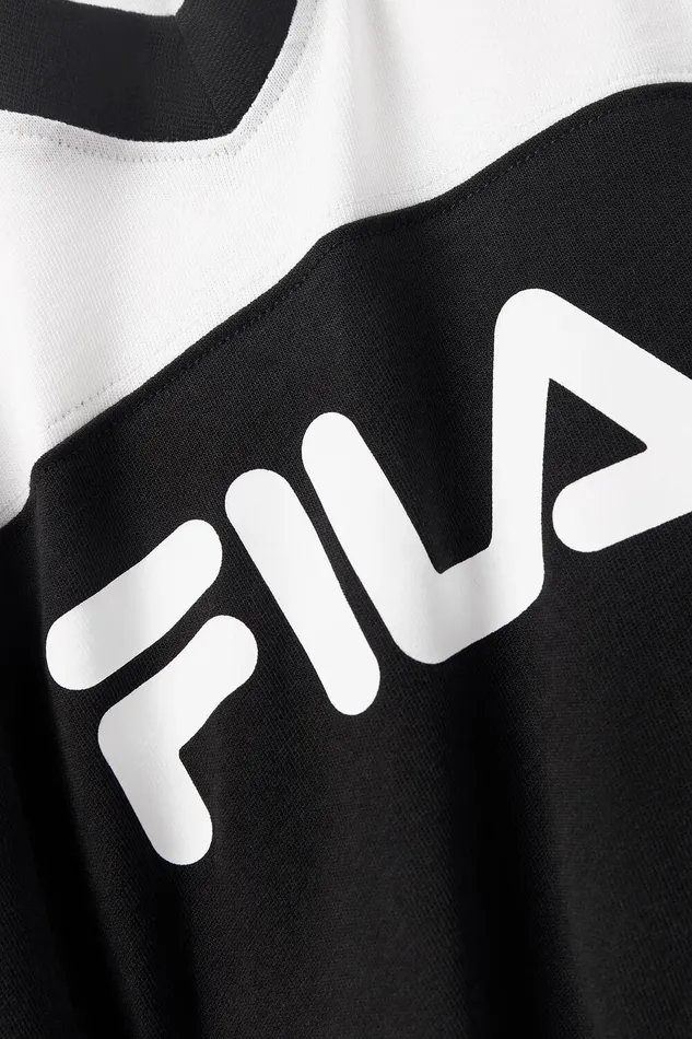 Tops and TShirts Women Fila Practice VNeck 013 Blackwhite