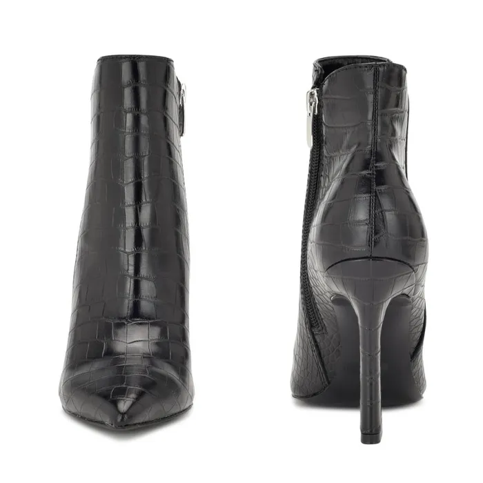Torrie Dress Booties Black Croco Women Nine West Boots and Booties Torrie Dress Booties Black Croco Women Nine West Boots and Booties