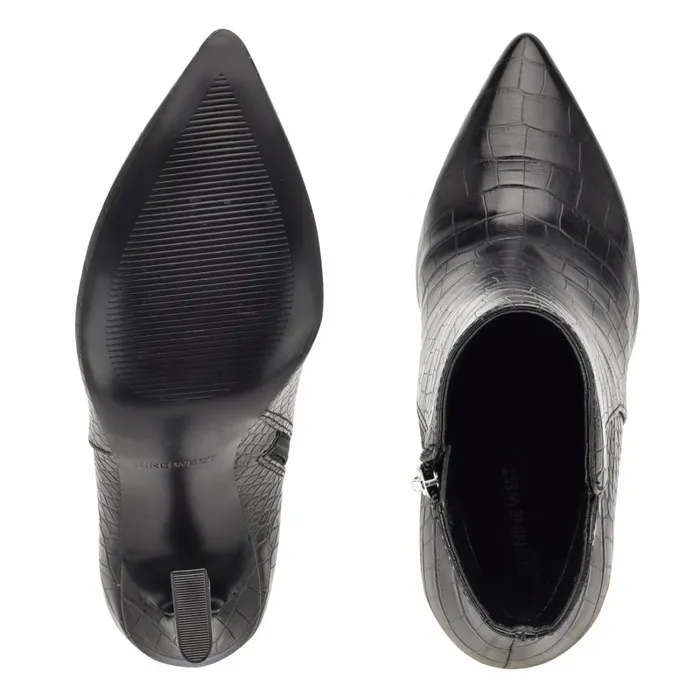 Torrie Dress Booties Black Croco Women Nine West Boots and Booties Torrie Dress Booties Black Croco Women Nine West Boots and Booties
