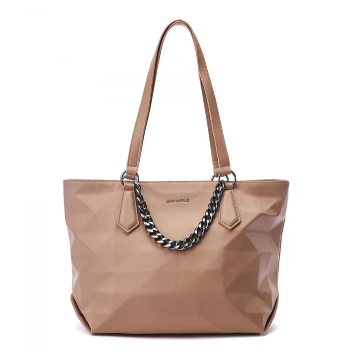 Tote Bags Women Moda In Pelle Berklie Bag Taupe Porvair