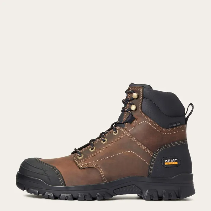 Treadfast 6034 Steel Toe Work Boot Distressed Brown Men Ariat Work Boots Treadfast 6034 Steel Toe Work Boot Distressed Brown Men Ariat Work Boots