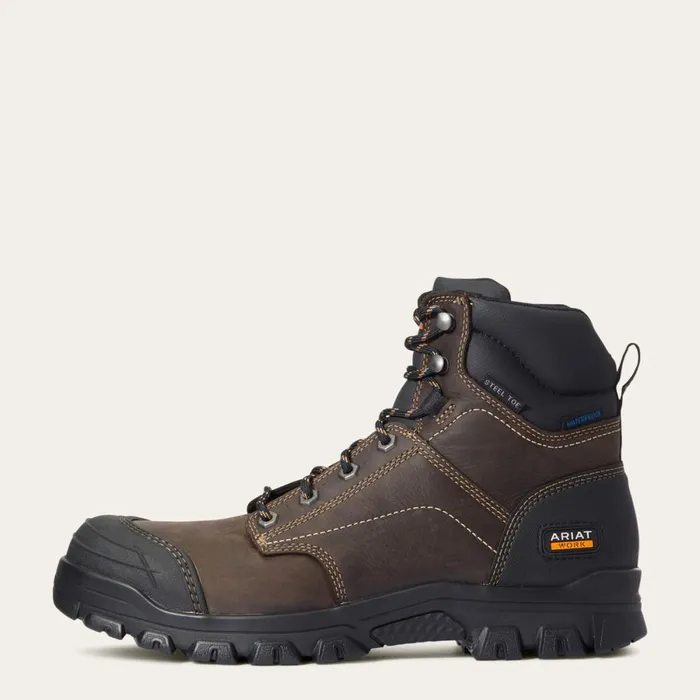 Treadfast 6034 Waterproof Steel Toe Work Boot Dark Brown Men Ariat Work Boots Treadfast 6034 Waterproof Steel Toe Work Boot Dark Brown Men Ariat Work Boots