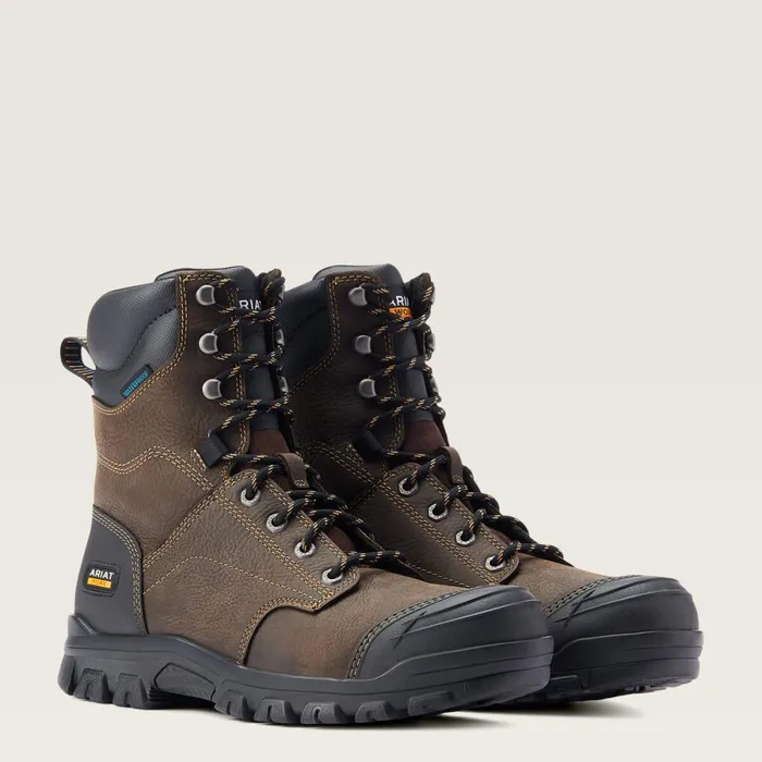 Treadfast 8034 Waterproof Work Boot Dark Brown Men Ariat Work Boots Treadfast 8034 Waterproof Work Boot Dark Brown Men Ariat Work Boots