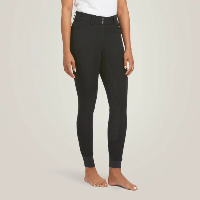 Tri Factor Frost Insulated Full Seat Breech Black Women Ariat Pants and Shorts