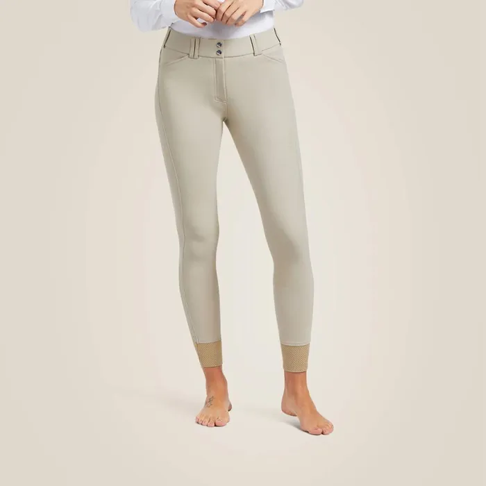 Tri Factor Grip Knee Patch Breech Tan Women Ariat Pants and Shorts