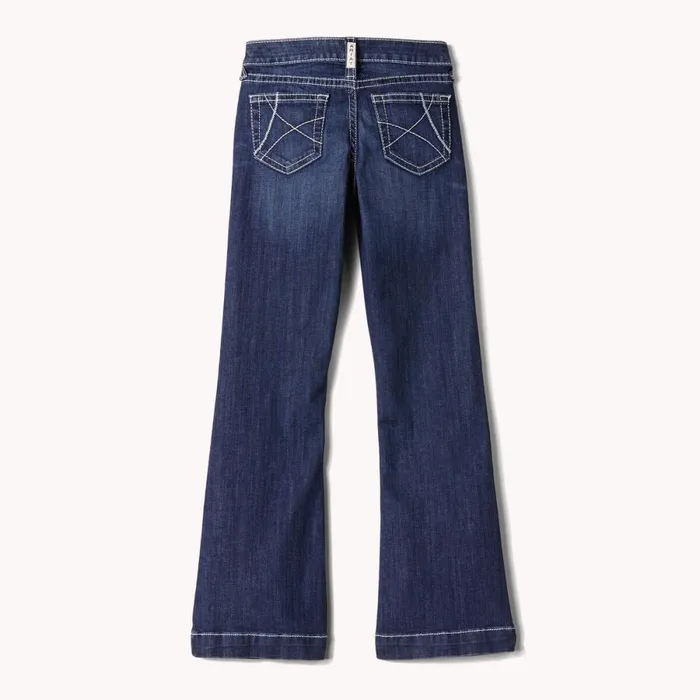 Trouser Mid Rise Stretch Ella Wide Leg Jean Naomi Kids Ariat Jeans