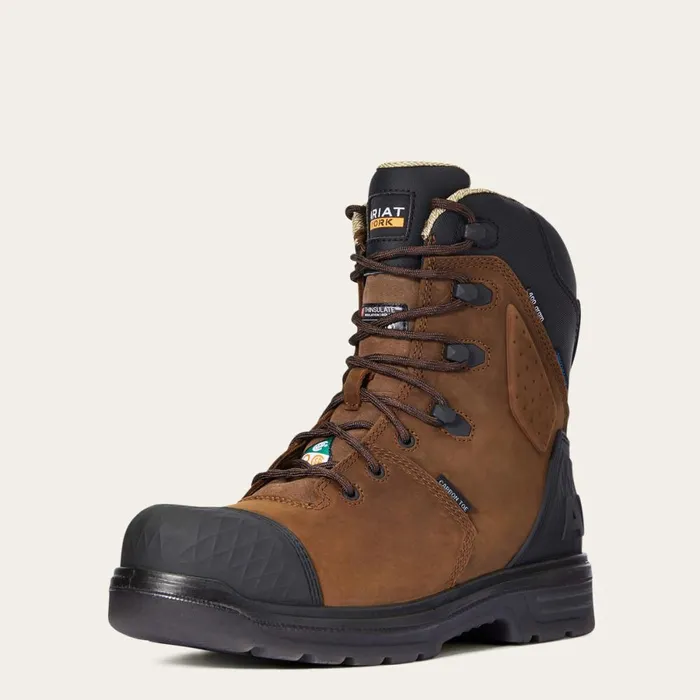 Turbo Outlaw 8034 CSA Waterproof 400g Carbon Toe Work Boot Barley Brown Men Ariat Work Boots