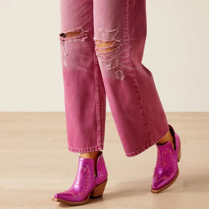 Ultra High Rise Tomboy Wide Pink Women Ariat Denim Ultra High Rise Tomboy Wide Pink Women Ariat Denim