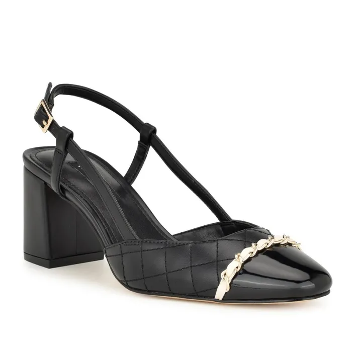 Uround Quilted Cap Top Slingbacks Black Women Nine West Slingbacks Uround Quilted Cap Top Slingbacks Black Women Nine West Slingbacks