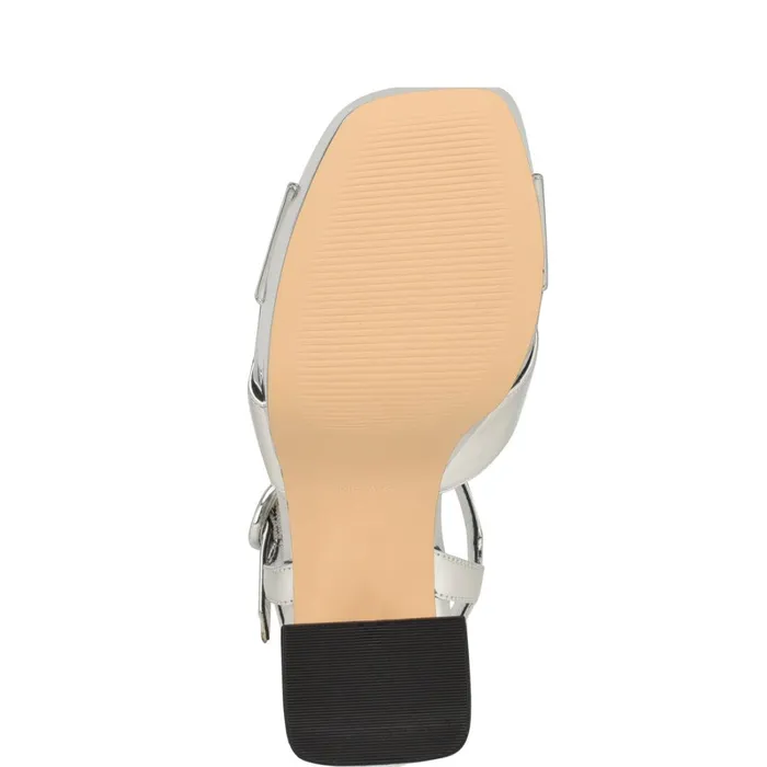 Vallen Strappy Platform Sandals Silver Women Nine West Platforms Vallen Strappy Platform Sandals Silver Women Nine West Platforms