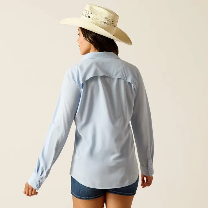 VentTEK Stretch Shirt Chambray Blue Women Ariat TShirts and Tops