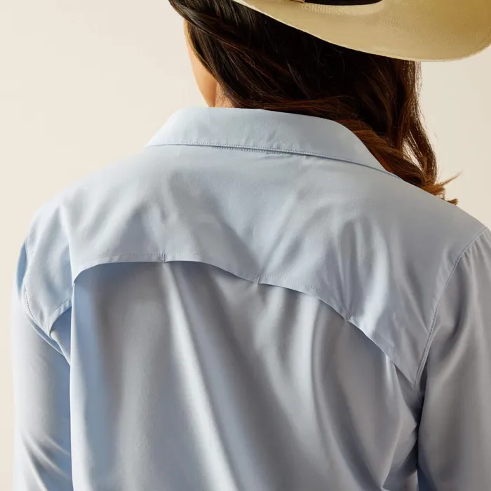 VentTEK Stretch Shirt Chambray Blue Women Ariat TShirts and Tops