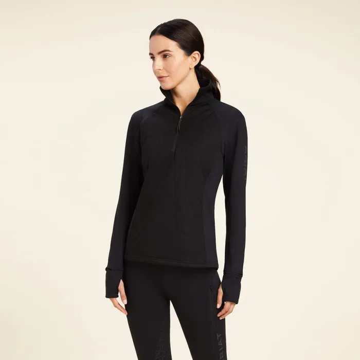 Venture 12 Zip Sweatshirt Black Women Ariat Sweatshirts and Hoodies