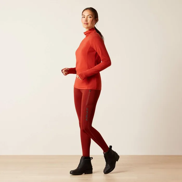 Venture Baselayer Red Ochre Women Ariat TShirts and Tops Venture Baselayer Red Ochre Women Ariat TShirts and Tops