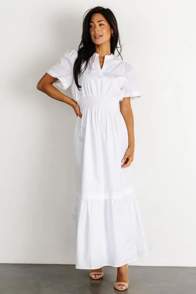 Vera Maxi Dress Off White Women Baltic Born Bridal