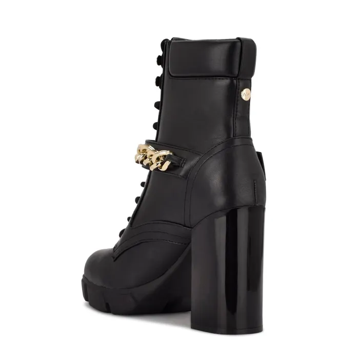 Vilage Heeled Lug Sole Booties Black Women Nine West Boots and Booties Vilage Heeled Lug Sole Booties Black Women Nine West Boots and Booties