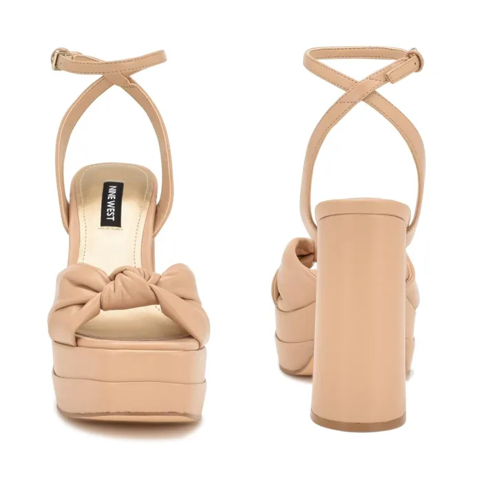 Vivid Platform Sandals Warm Blush Women Nine West Heeled