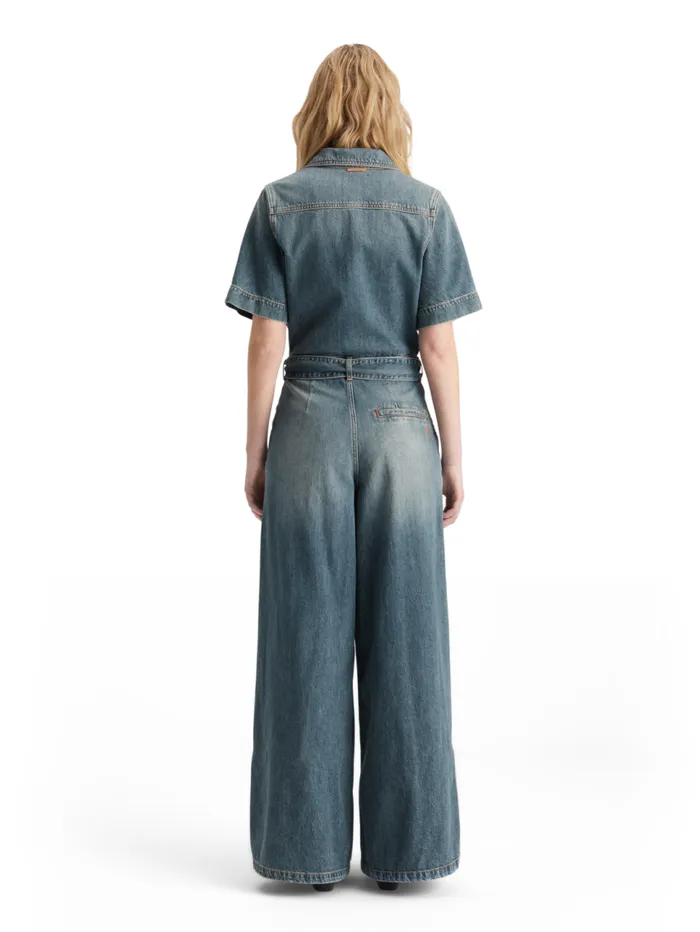 Washed Denim Workwear Jumpsuit Frisco Nights Women Scotch and Soda Dresses and Jumpsuits Washed Denim Workwear Jumpsuit Frisco Nights Women Scotch and Soda Dresses and Jumpsuits