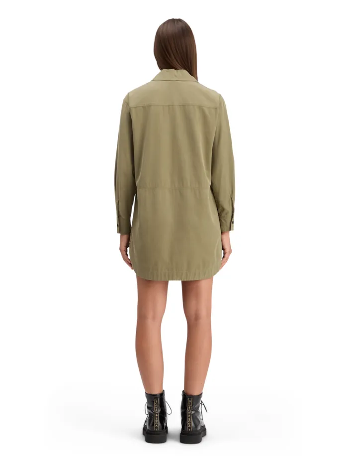 WASHED SHIRT DRESS Washed Military Women Scotch and Soda Dresses and Jumpsuits