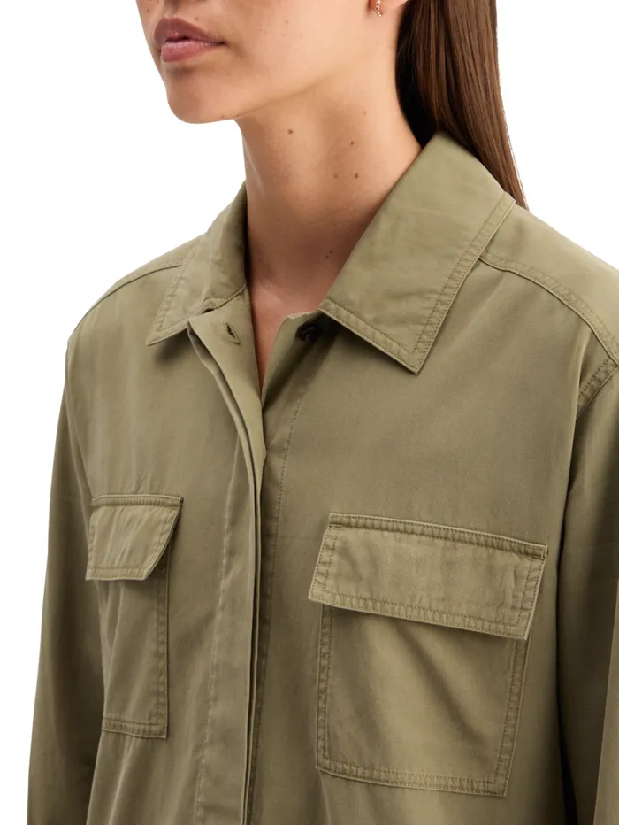 WASHED SHIRT DRESS Washed Military Women Scotch and Soda Dresses and Jumpsuits