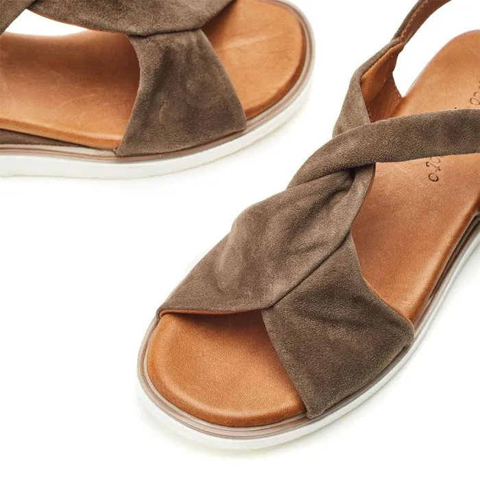 Wedge Sandals Women Moda In Pelle Bsoleful BBrie Brown Suede