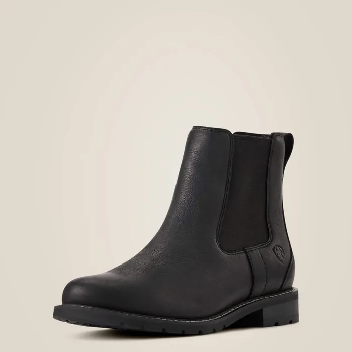 Wexford Waterproof Chelsea Boot Black Women Ariat Booties