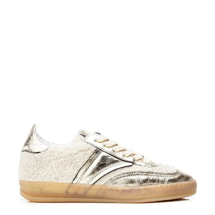 White Trainers Women Moda In Pelle Bennet Off White Textile