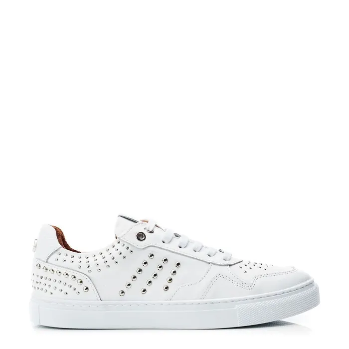 White Trainers Women Moda In Pelle Betee White Leather