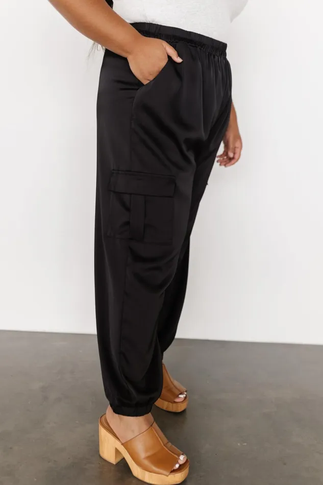 William Satin Jogger Pants Black Women Baltic Born Pants William Satin Jogger Pants Black Women Baltic Born Pants