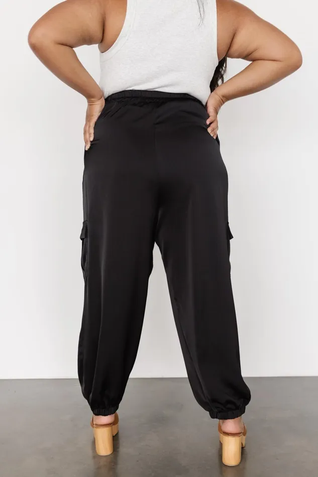 William Satin Jogger Pants Black Women Baltic Born Pants William Satin Jogger Pants Black Women Baltic Born Pants