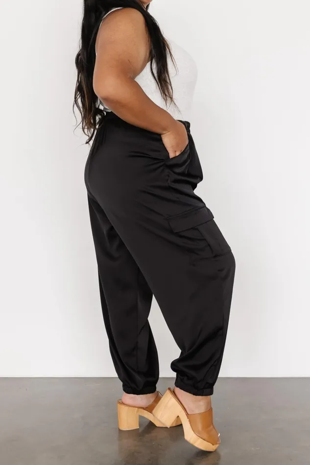 William Satin Jogger Pants Black Women Baltic Born Pants William Satin Jogger Pants Black Women Baltic Born Pants
