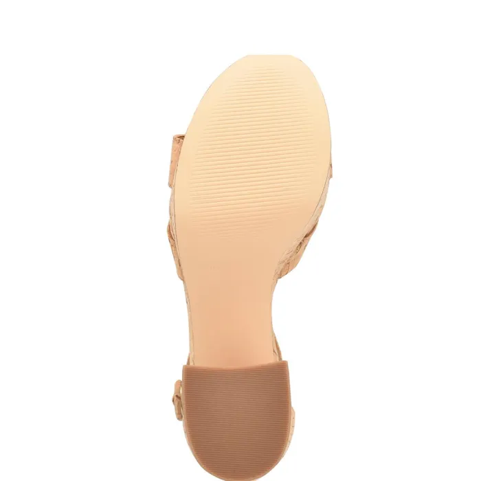 Willie Platform Sandals Natural Cork Women Nine West Dress