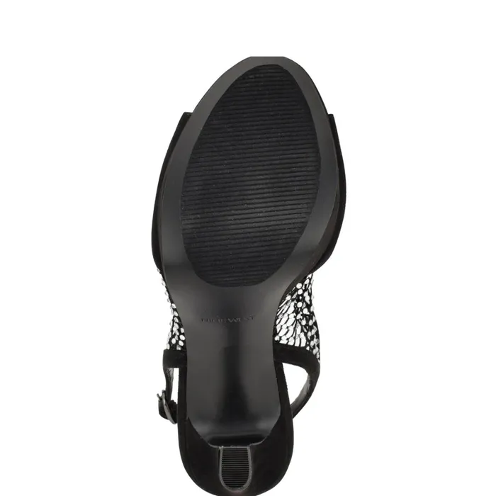 Wohmah Peep Toe Platform Sandals Black Women Nine West Dress Wohmah Peep Toe Platform Sandals Black Women Nine West Dress