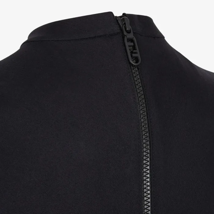 Woman Black Jersey Dress Black Fendi Dresses and Jumpsuits