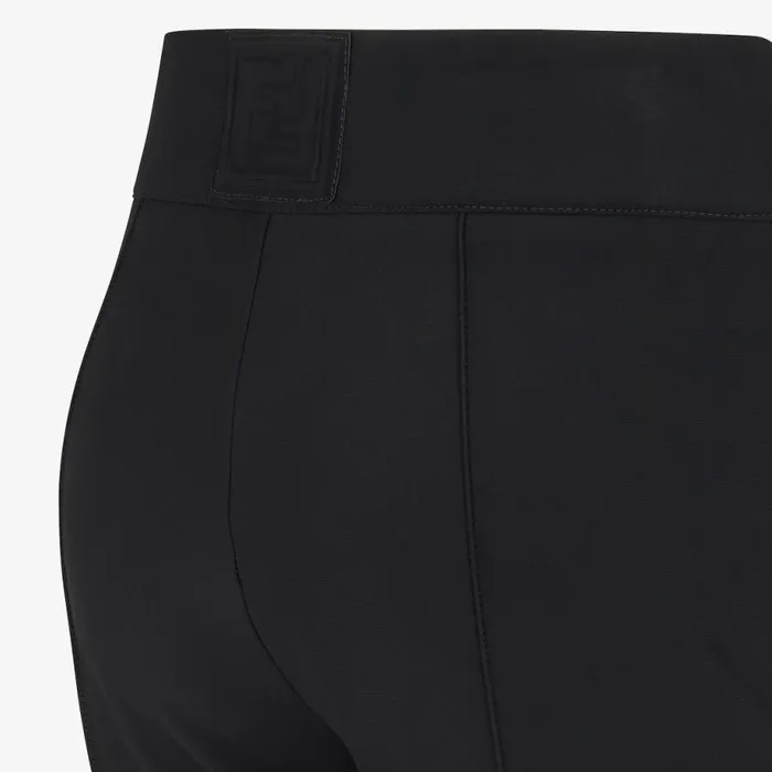 Woman Black Tech Fabric Leggings Black Fendi Skiwear