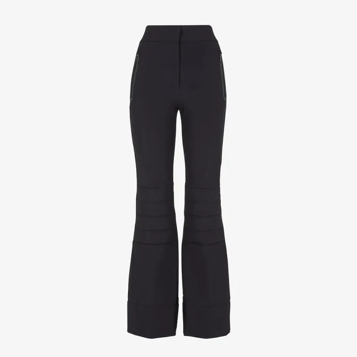 Woman Black Tech Fabric Trousers Black Fendi Skiwear