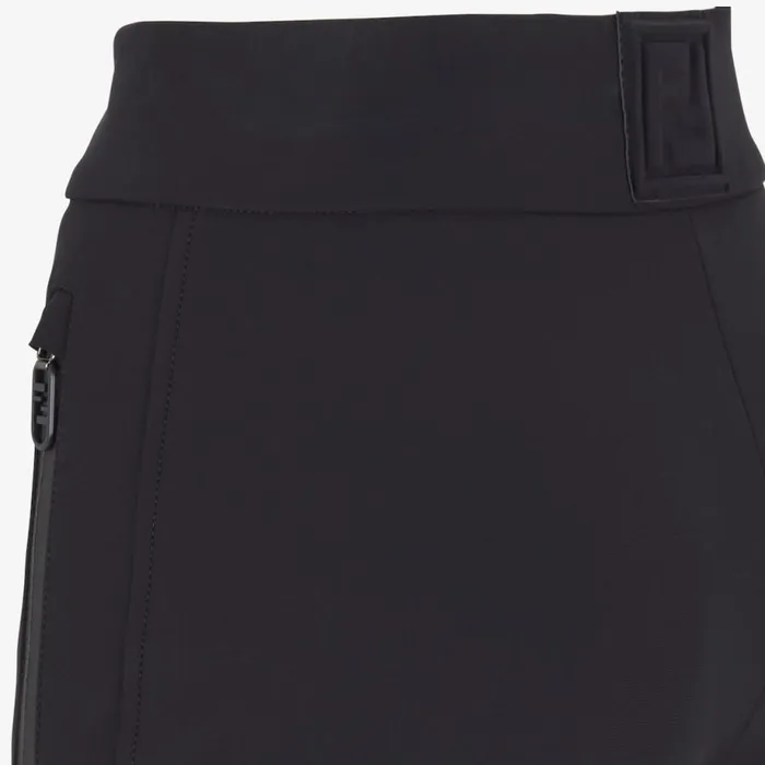 Woman Black Tech Fabric Trousers Black Fendi Skiwear