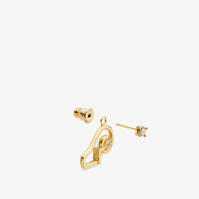 Woman GoldColour Aries Set Gold Fendi Necklaces