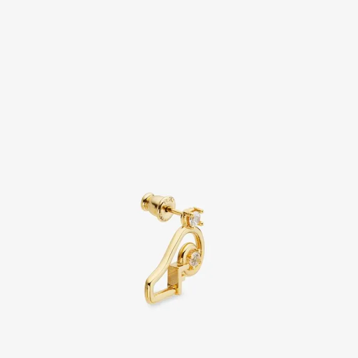 Woman GoldColour Aries Set Gold Fendi Necklaces