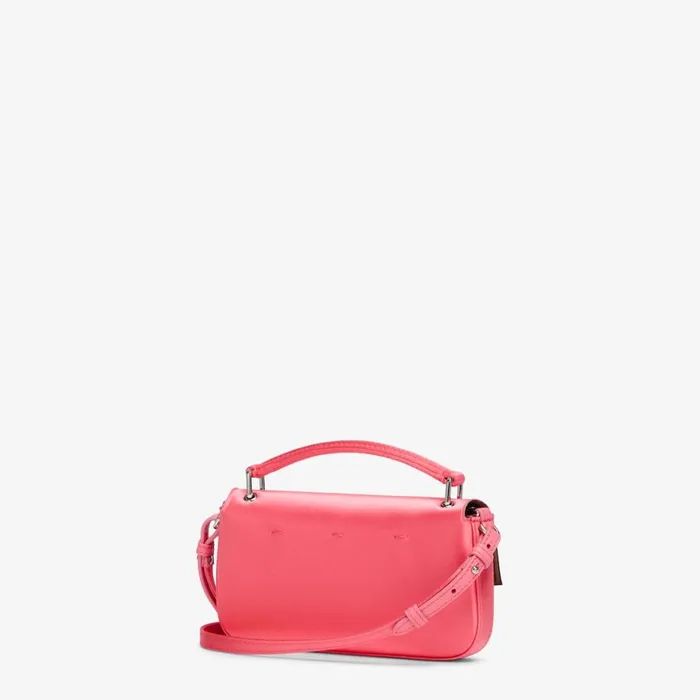 Woman Pink Satin Pouch Pink Fendi Mini Bags
