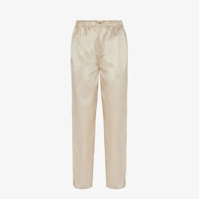 Woman White Nylon Trousers White Fendi Activewear